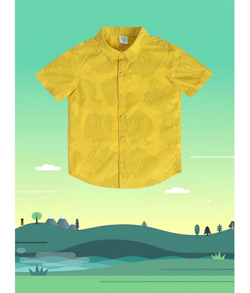     			MINI KLUB 100% Cotton Shirt ( Yellow )