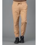 Red Tape Regular Flat Men's Joggers - Tan ( Pack of 1 )