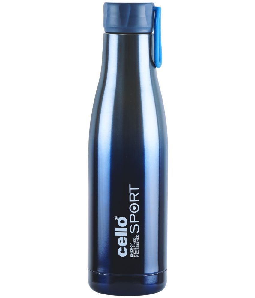     			Cello Dazzle Vacusteel Blue Steel Flask ( 800 ml )
