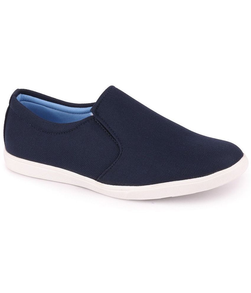     			Fausto Navy Blue Men's Slip on