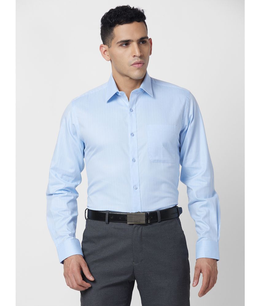     			Raymond Cotton Regular Fit Full Sleeves Men's Formal Shirt - Blue ( Pack of 1 )