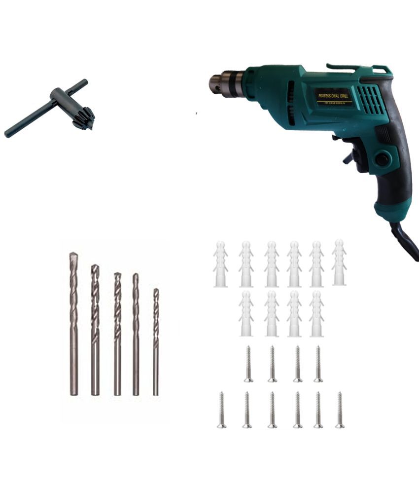     			Atrocitus - Kit of 4-781 550W 9 mm Corded Drill Machine with Bits