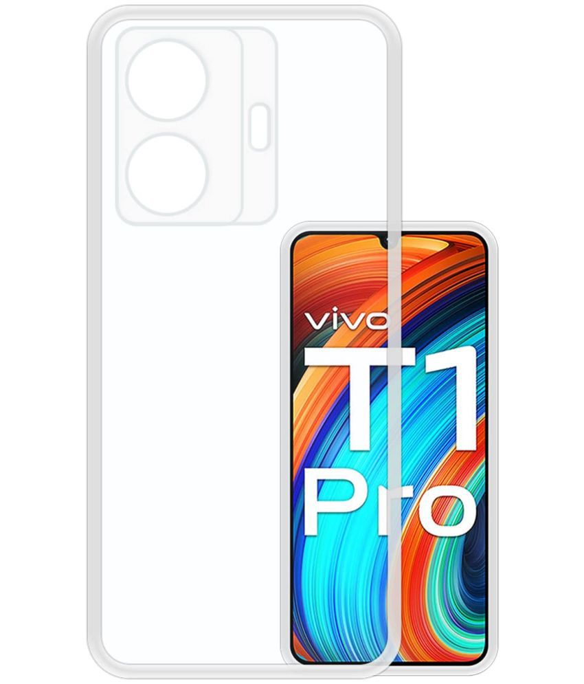     			Kosher Traders Plain Cases Compatible For Silicon VIVO T1 PRO 5g ( Pack of 1 )
