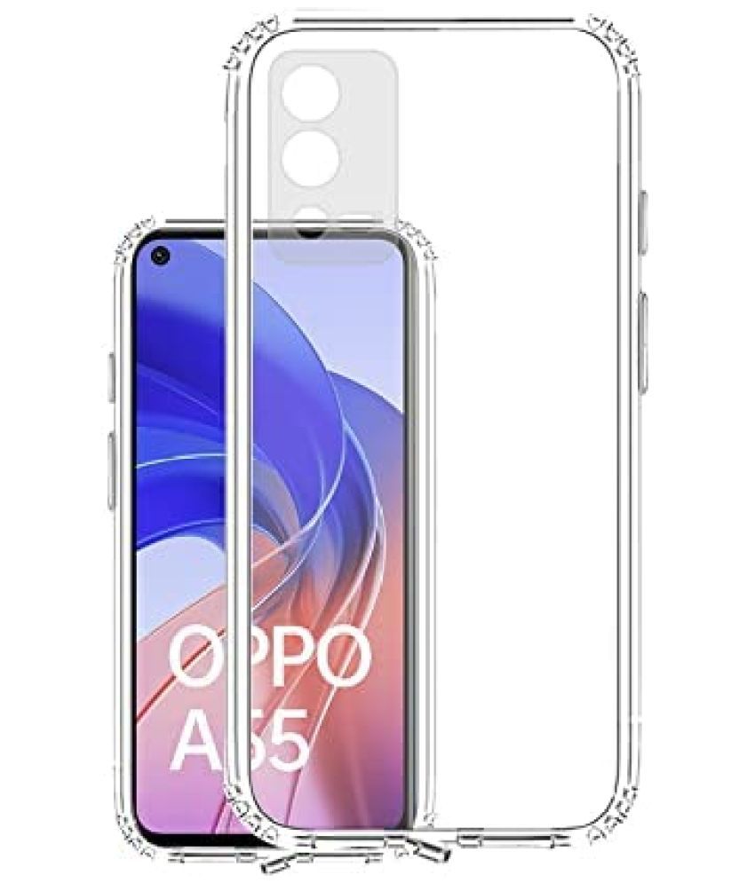     			Kosher Traders Plain Cases Compatible For Silicon OPPO A55 4G ( Pack of 1 )