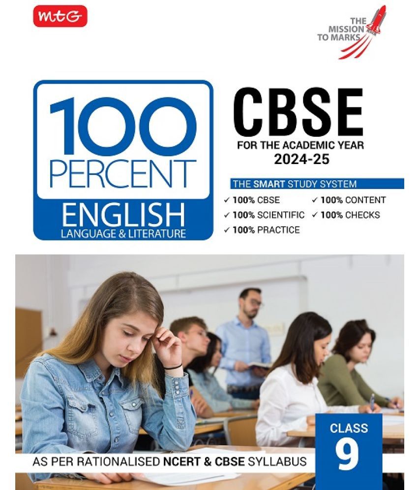     			MTG 100 Percent English Language & Literature For Class 9 CBSE Board Exam 2024-25 | Chapter-Wise Self-evaluation Test, Theory, Diagrams Available All