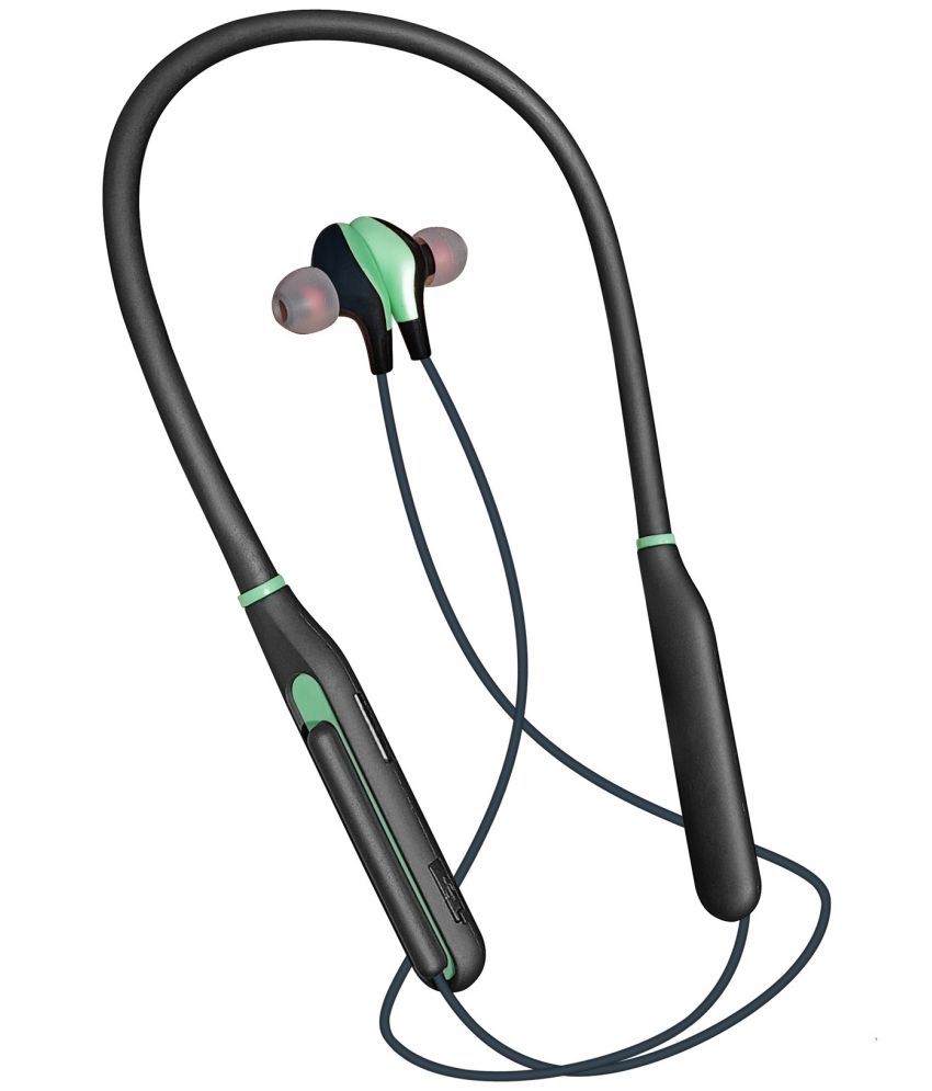     			hitage NBT-7586+ 40 HOURS In-the-ear Bluetooth Headset with Upto 30h Talktime Foldable Collapsible - Green