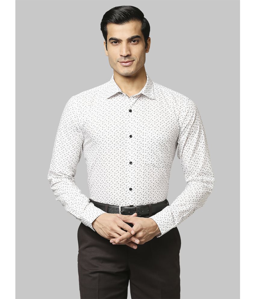     			Park Avenue 100% Cotton Slim Fit Printed Full Sleeves Men's Casual Shirt - Grey ( Pack of 1 )