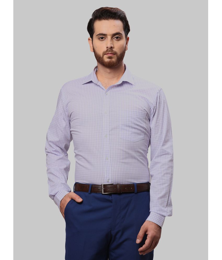     			Park Avenue Cotton Slim Fit Full Sleeves Men's Formal Shirt - Purple ( Pack of 1 )