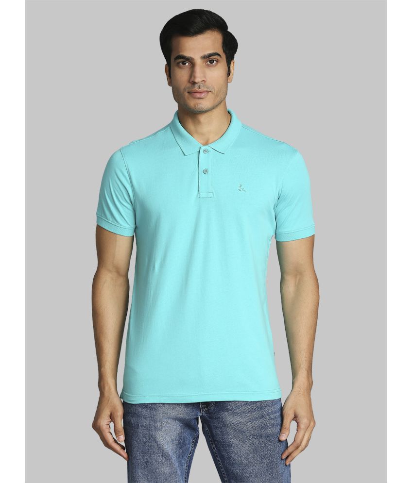     			Parx Cotton Regular Fit Solid Half Sleeves Men's Polo T Shirt - Green ( Pack of 1 )