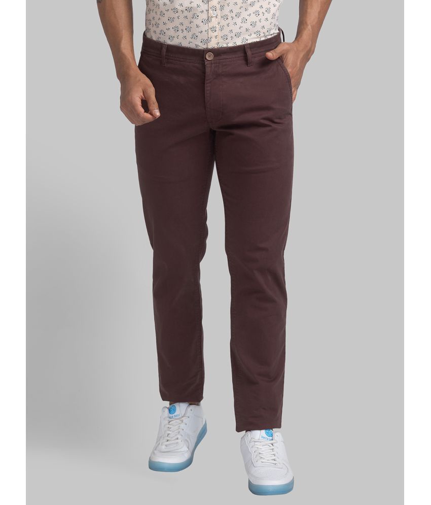     			Parx Tapered Flat Men's Chinos - Camel ( Pack of 1 )
