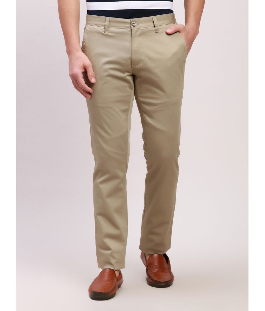     			Parx Tapered Flat Men's Chinos - Green ( Pack of 1 )