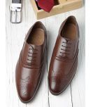 Red Tape Brown Men's Brogue Formal Shoes