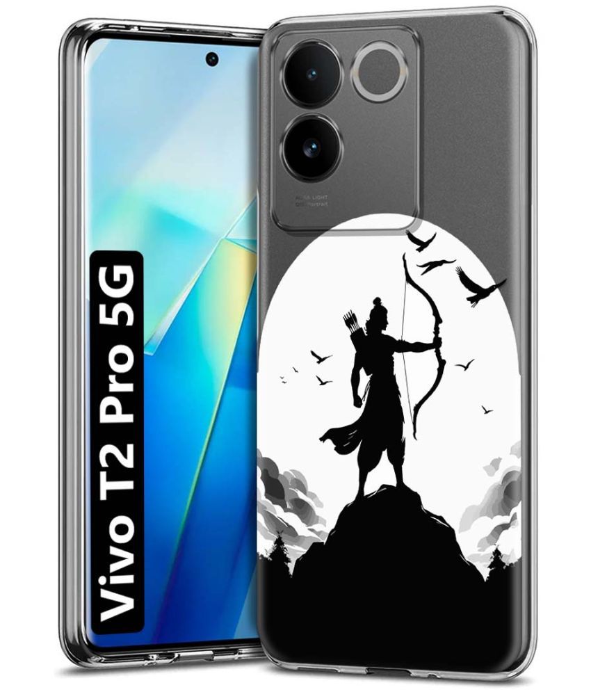     			NBOX Multicolor Printed Back Cover Silicon Compatible For Vivo T2 Pro 5G ( Pack of 1 )