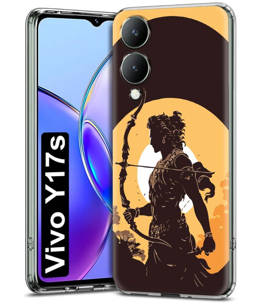     			NBOX Multicolor Printed Back Cover Silicon Compatible For Vivo Y17s 4G ( Pack of 1 )