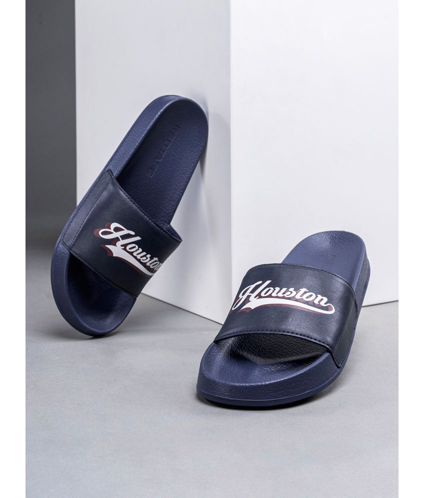     			Red Tape Navy Men's Slide Flip Flop