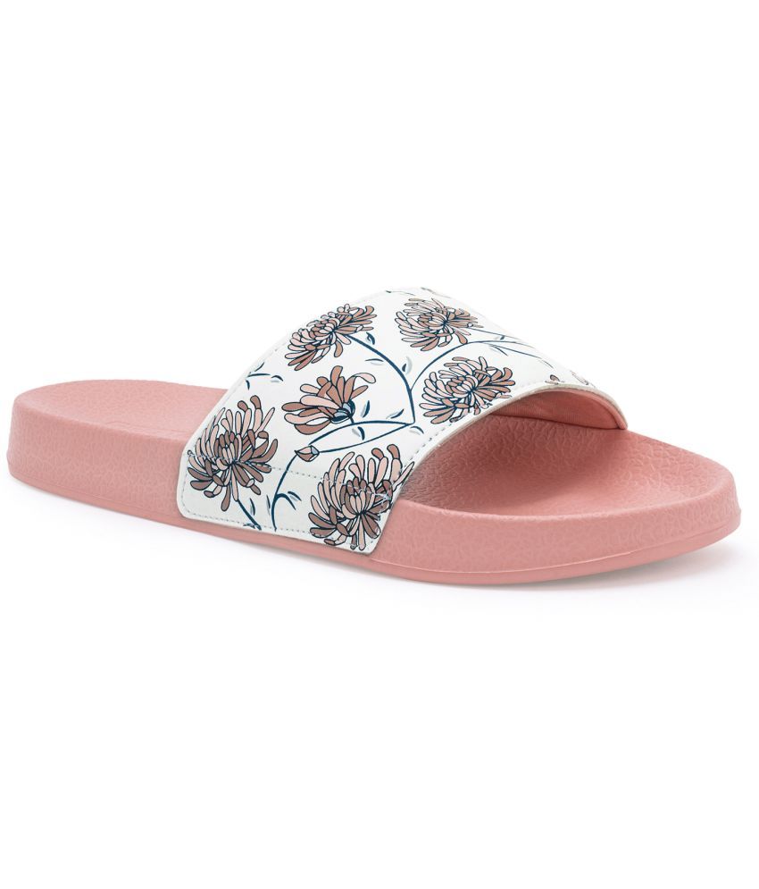     			Red Tape Pink Women's Slide Flip Flop