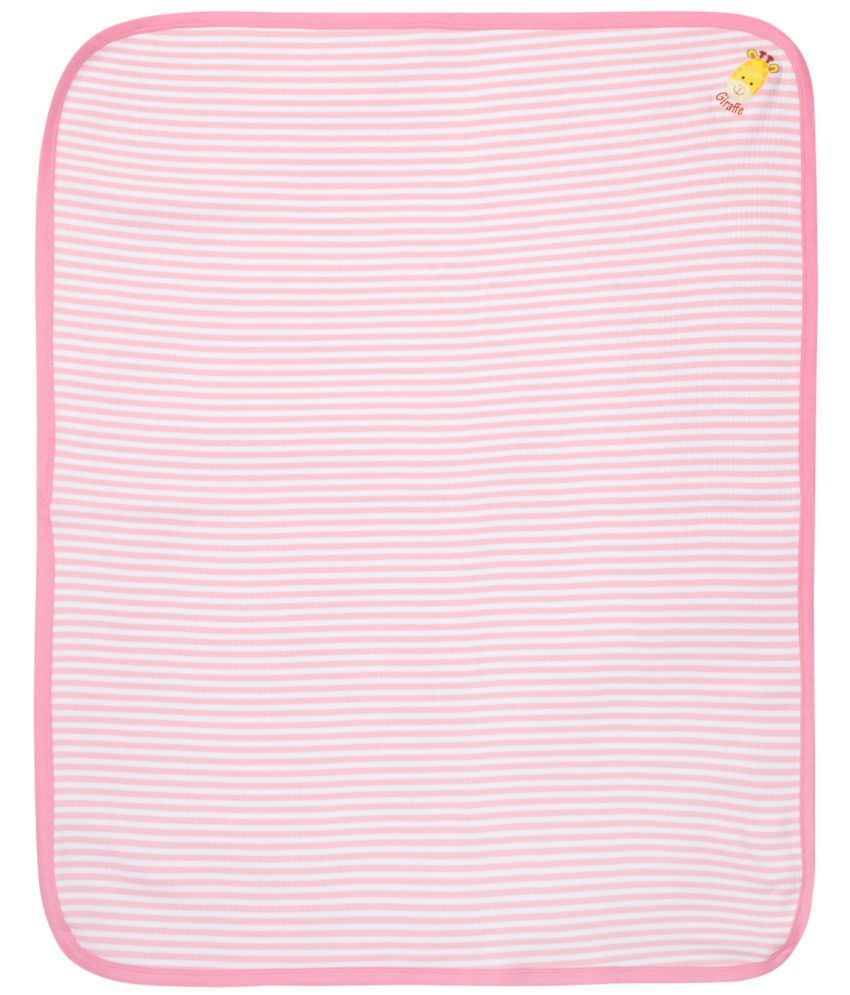     			Bodycare Pink Cotton Baby Blanket ( Pack of 1 )