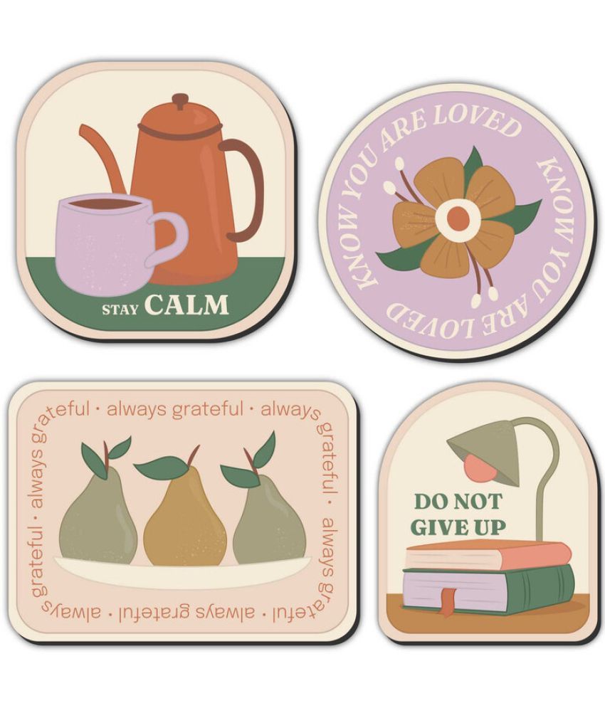     			Saf Wood Fridge Magnet - Pack of 4