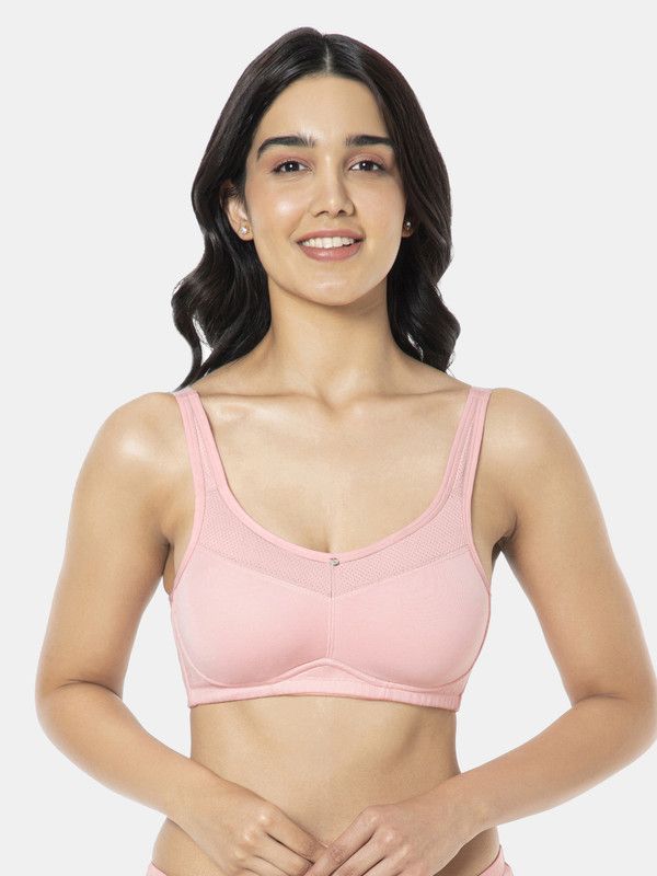     			Amante Pink Cotton Non Padded Women's Everyday Bra ( Pack of 1 )