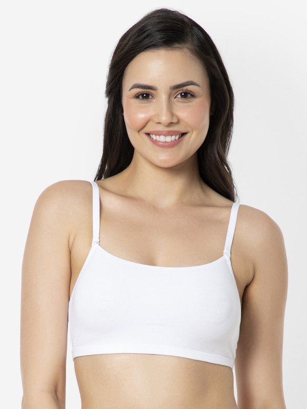     			Amante Cotton Women's Cami bra ( White ) BRA89901