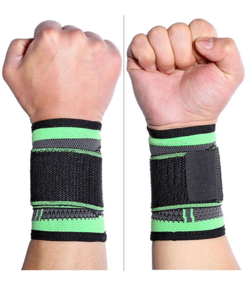     			Geeo Cotton Wrist Band for Men & Women, Wrist Supporter for Gym Wrist Wrap/Straps Gym Accessories for Men for Hand Grip & Wrist Support While Workout & Muscle Relaxation
