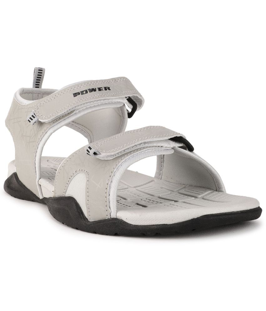     			Power by BATA - Grey Men's Floater Sandals
