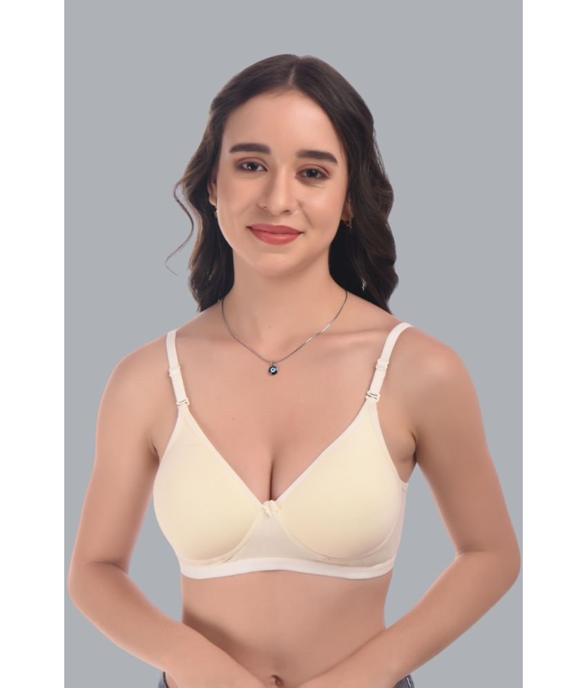     			Viral Girl Cotton Lightly Padded Women's Mastectomy Bra ( Cream ) VM-PUSHUP-LC-CREAM