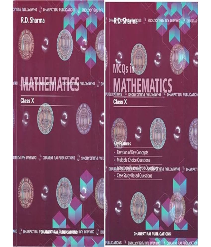    			Mathematics for Class 10 CBSE by R.D. Sharma for 2024-25/Ed. with MCQs Book Set of 2 Books