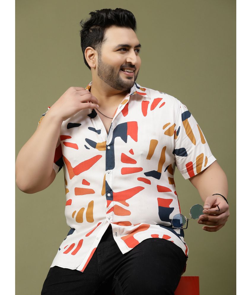     			Rigo Rayon Slim Fit Printed Half Sleeves Men's Casual Shirt - Multicolor ( Pack of 1 )