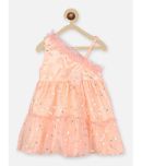 Nauti Nati Pack of 1 Baby Girls Polyester Dress ( Peach )