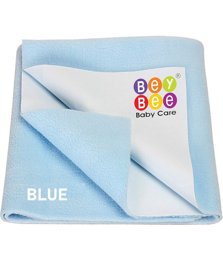     			Beybee Blue Laminated Bed Protector Sheet ( Pack of 2 )
