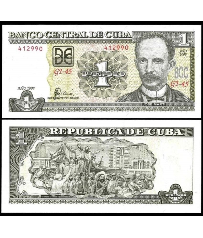     			Cuba 1 Peso Top Grade Beautiful Gem UNC Banknote