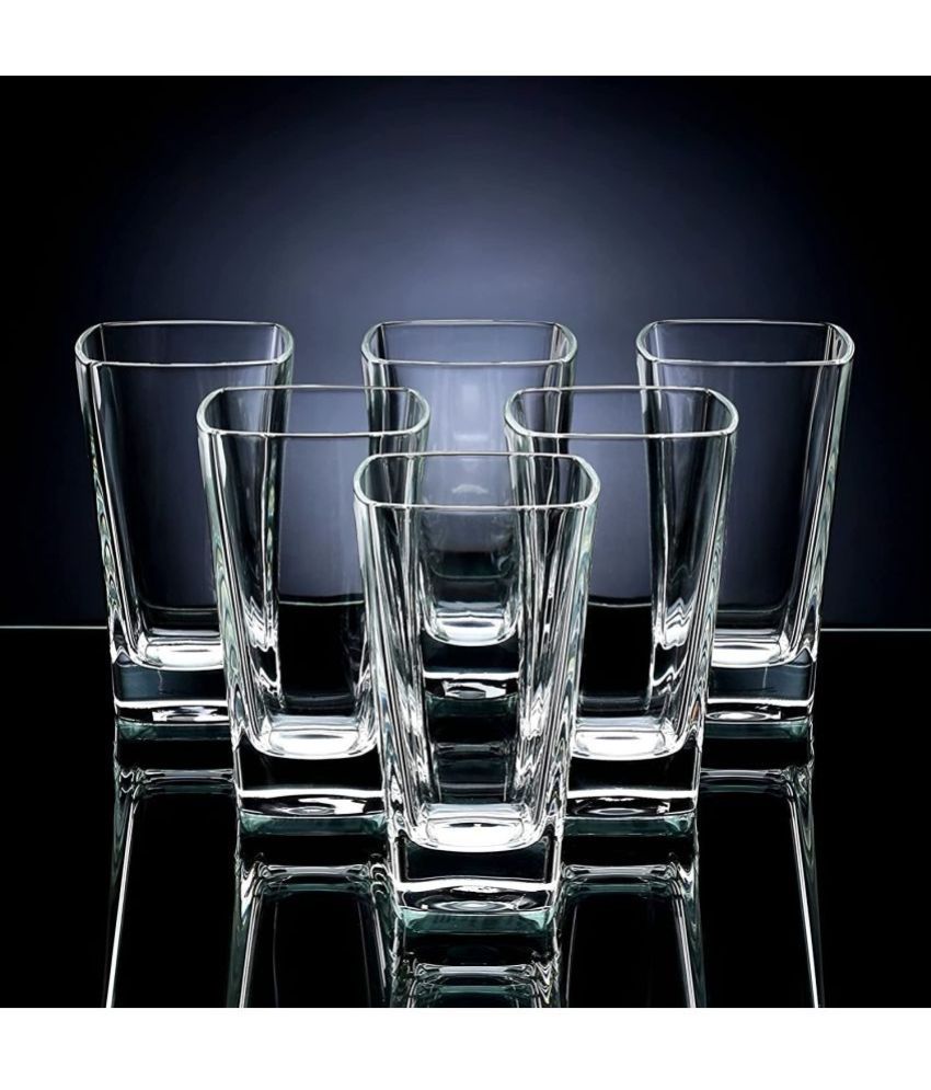     			KALPVRUKSH ENTERPRISE Glass Glasses Set 300 ml ( Pack of 6 )