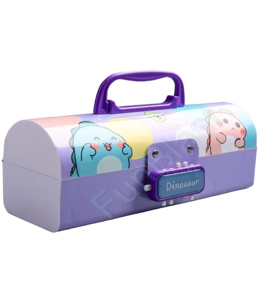    			Pencil Box – Suitcase Style Password Lock Pencil Case, Multi-Layer Pen & Pencil Box for Kids, Boys, Girls, Stationary