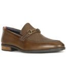 Bata Brown Men's Slip On Formal Shoes