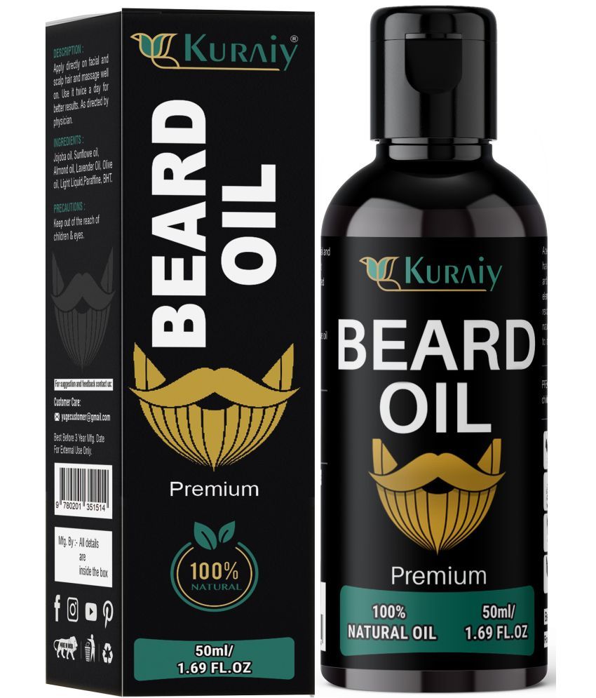     			KURAIY Volumizing Beard Oil ( Pack of 1 )