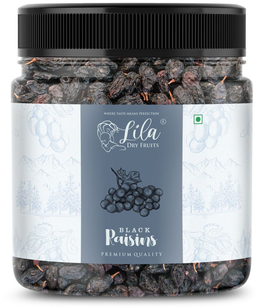     			Lila Dry Fruits Black Raisins 250 gm Jar