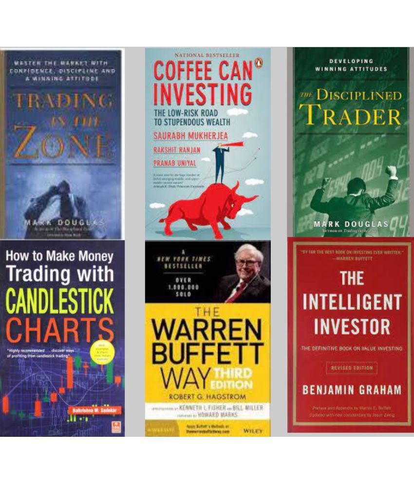     			How to Make Money Trading with Candlestick Charts + Trading In The Zone + Coffee Can Investing + The Intelligent Investor + The Disciplined Trader