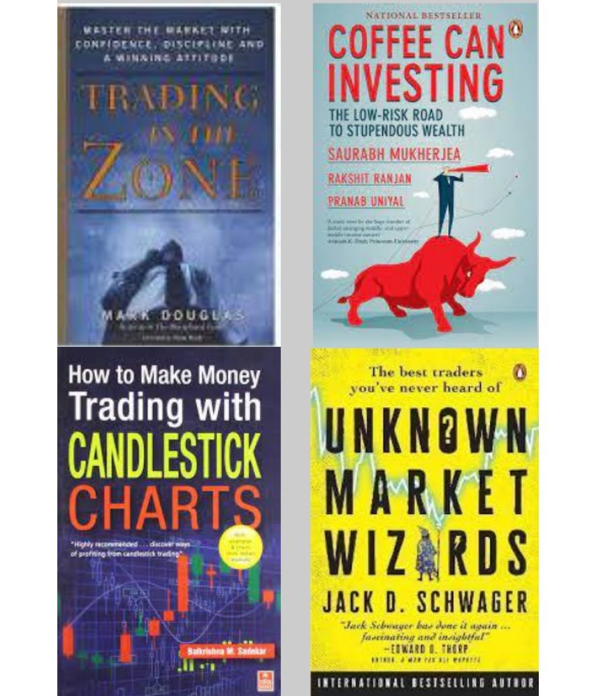     			How to Make Money Trading with Candlestick Charts + Trading In The Zone + Coffee Can Investing + Unknown Market Wizards