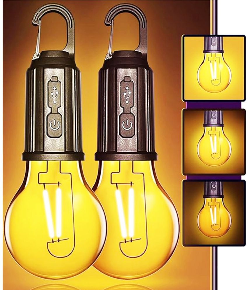     			let light Plastic Rechargeable Usb Bulb Pendant Black - Pack of 1