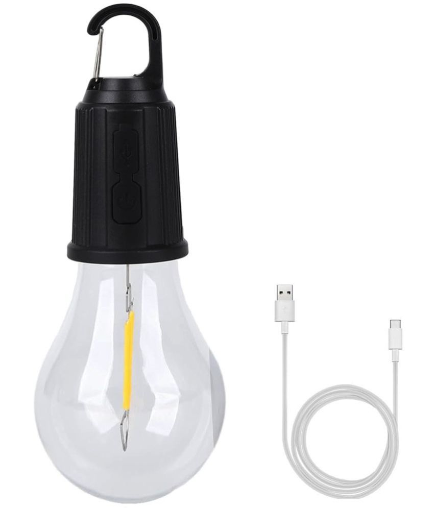     			let light Plastic Rechargeable Usb Bulb Pendant Black - Pack of 1