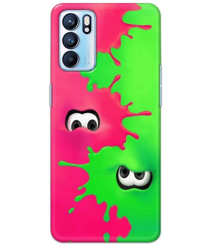     			Tweakymod Multicolor Printed Back Cover Polycarbonate Compatible For Oppo Reno 6 5G ( Pack of 1 )