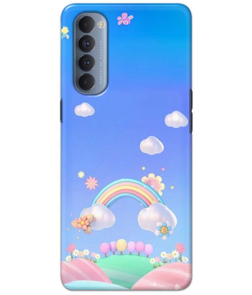     			Tweakymod Multicolor Printed Back Cover Polycarbonate Compatible For Oppo Reno 4 Pro ( Pack of 1 )