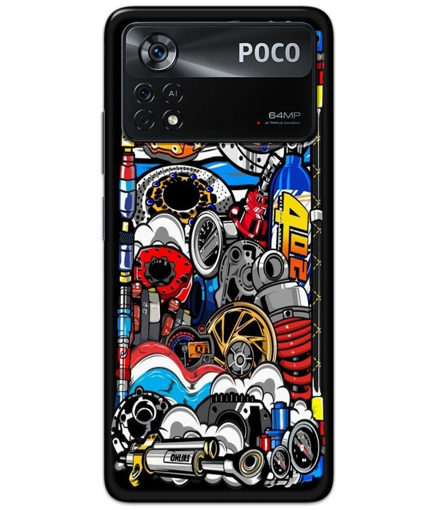     			Tweakymod Multicolor Printed Back Cover Polycarbonate Compatible For Poco X4 Pro 5G ( Pack of 1 )