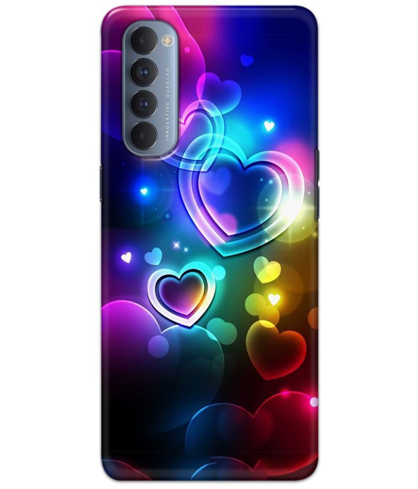     			Tweakymod Multicolor Printed Back Cover Polycarbonate Compatible For Oppo Reno 4 Pro ( Pack of 1 )