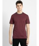 Jockey 2715 Men's Super Combed Cotton Rich Striped Round Neck T-Shirt - True Black & Shanghai Red