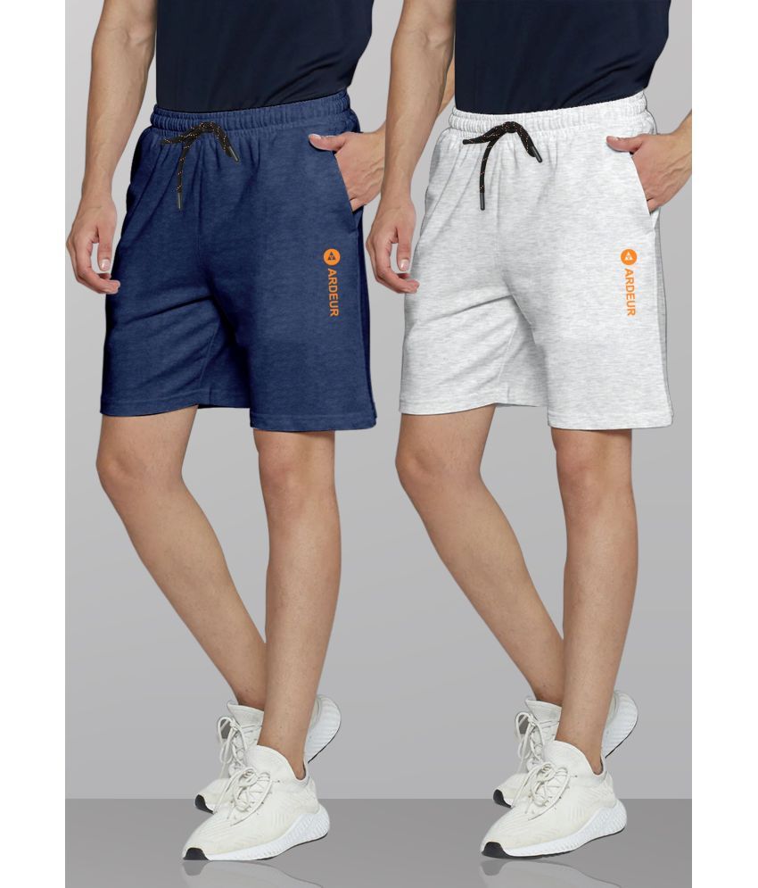     			Ardeur Multi Cotton Blend Men's Shorts ( Pack of 2 )