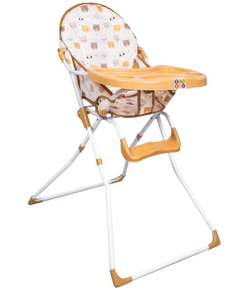     			BeyBee Royal High Chair for Newborn Baby|Portable High Chair with Footrest for Baby| Multifunctional High Chair with Tray for Infant, 6 Months+ (Beige)
