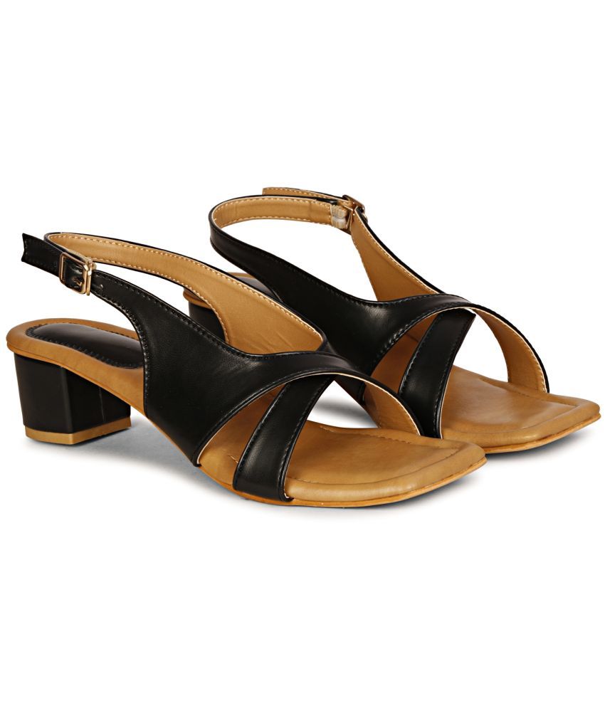     			Commander Shoes Black Women's Sandal Heels