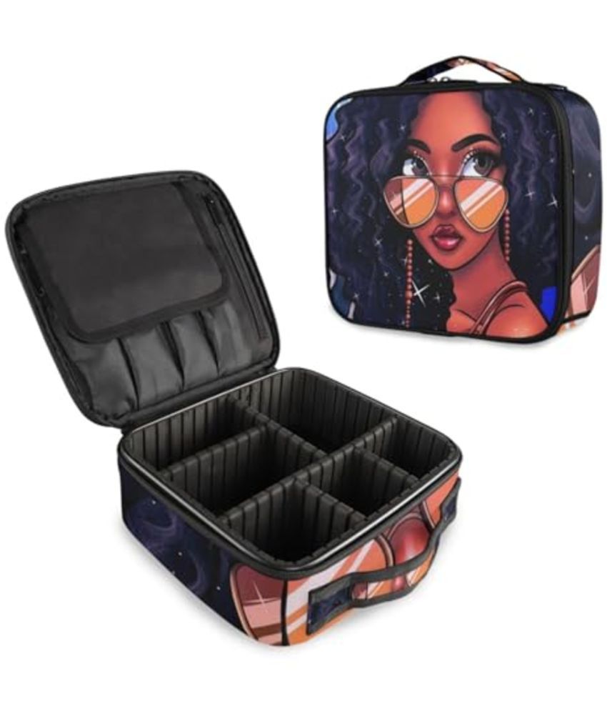     			House Of Quirk Black Makeup Bag/Cosmetic Bag